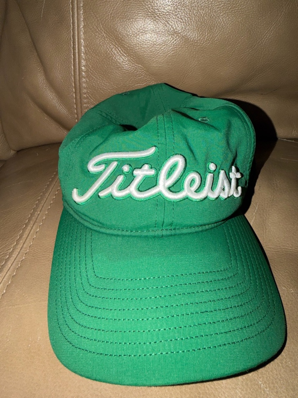 Titleist Green Embroidered Script Golf Hat